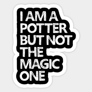 Not The Magic Potter Tshirt Sticker